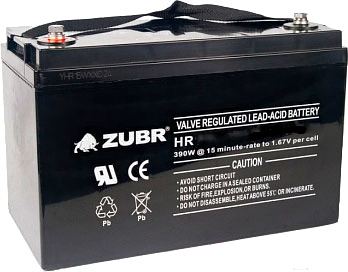 

Аккумулятор для ИБП Zubr 12V/5Ah (HR1221W)