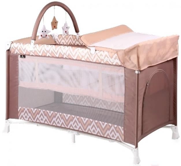 

Детский манеж Lorelli Verona 2 Plus Brown Beige Lines [10080271940], Verona 2 Plus Brown Beige Lines