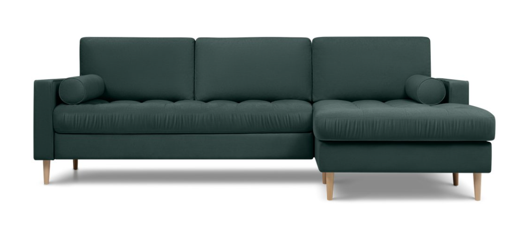 

Угловой диван Woodcraft Плэнтис Velvet Emerald, Плэнтис