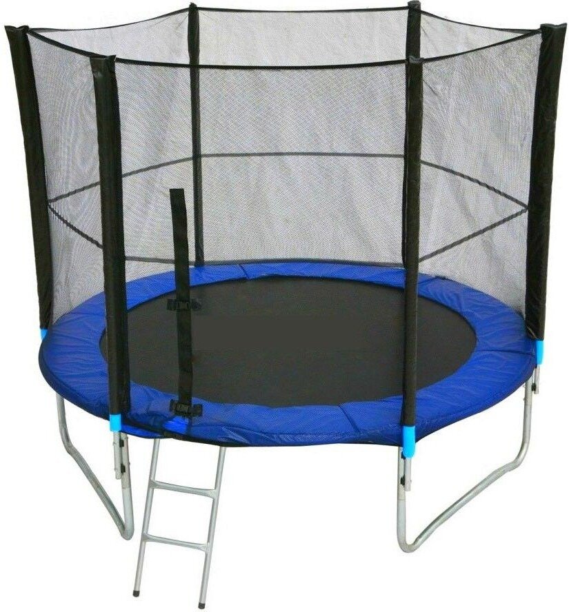 

Батут Funfit 10 ft-312 см с защитной сеткой и лестницей, Батут Funfit 312см - 10ft с лестницей
