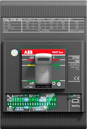 

Выключатель ABB Tmax XT2S 160/100A 3P 50кA Ekip LS/I 1Iн 10Iн [1SDA067803R1], Tmax XT2S 160/100A 3P 50кA Ekip LS/I 1Iн 10Iн