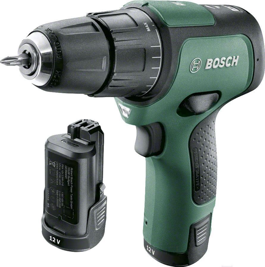 

Дрель-шуруповерт Bosch EasyImpact 12 кейс в комплекте [0.603.9B6.101], EasyImpact 12 кейс в комплекте
