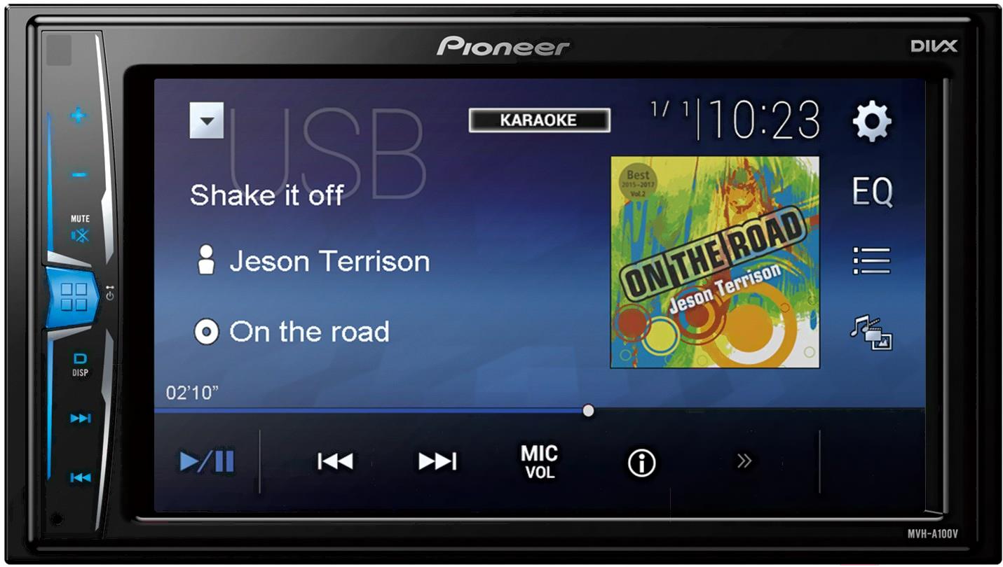 

Бездисковая автомагнитола Pioneer MVH-A100V, MVH-A100V