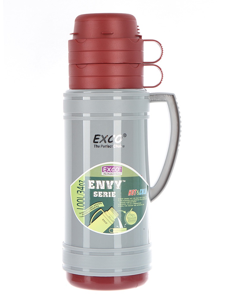 

Термос Exco EN100 1 L Gray/Red, EN100 1 L