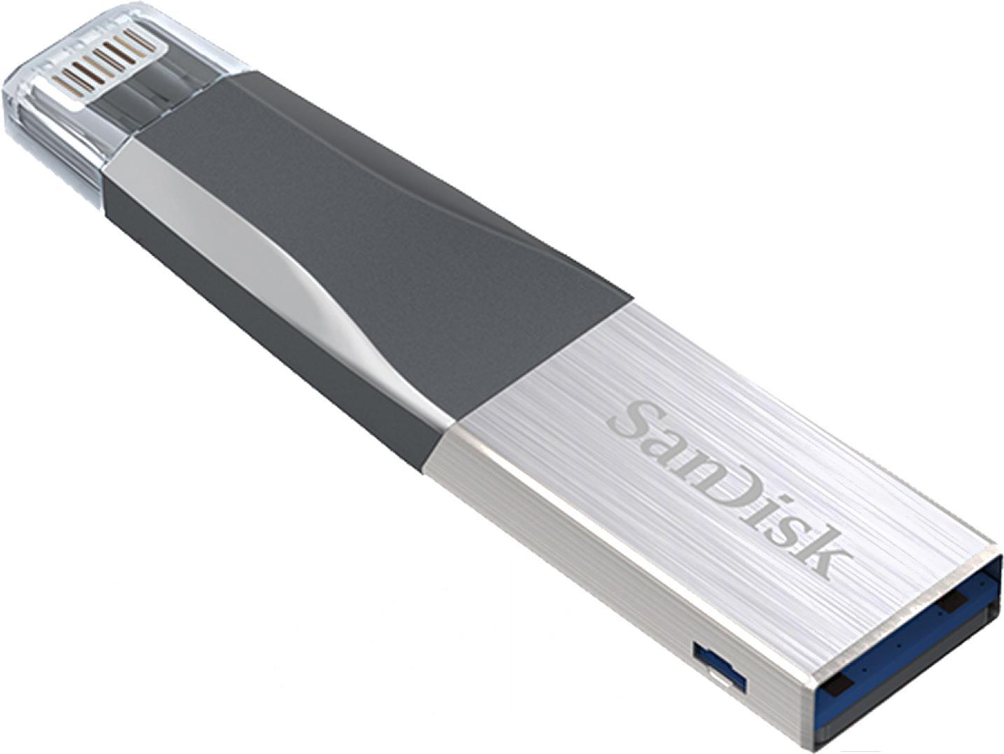 

Флешка SanDisk 32Gb iXpand Mini SDIX40N-032G-GN6NN USB 3.0 / Lightning port [Черный], iXpand Mini