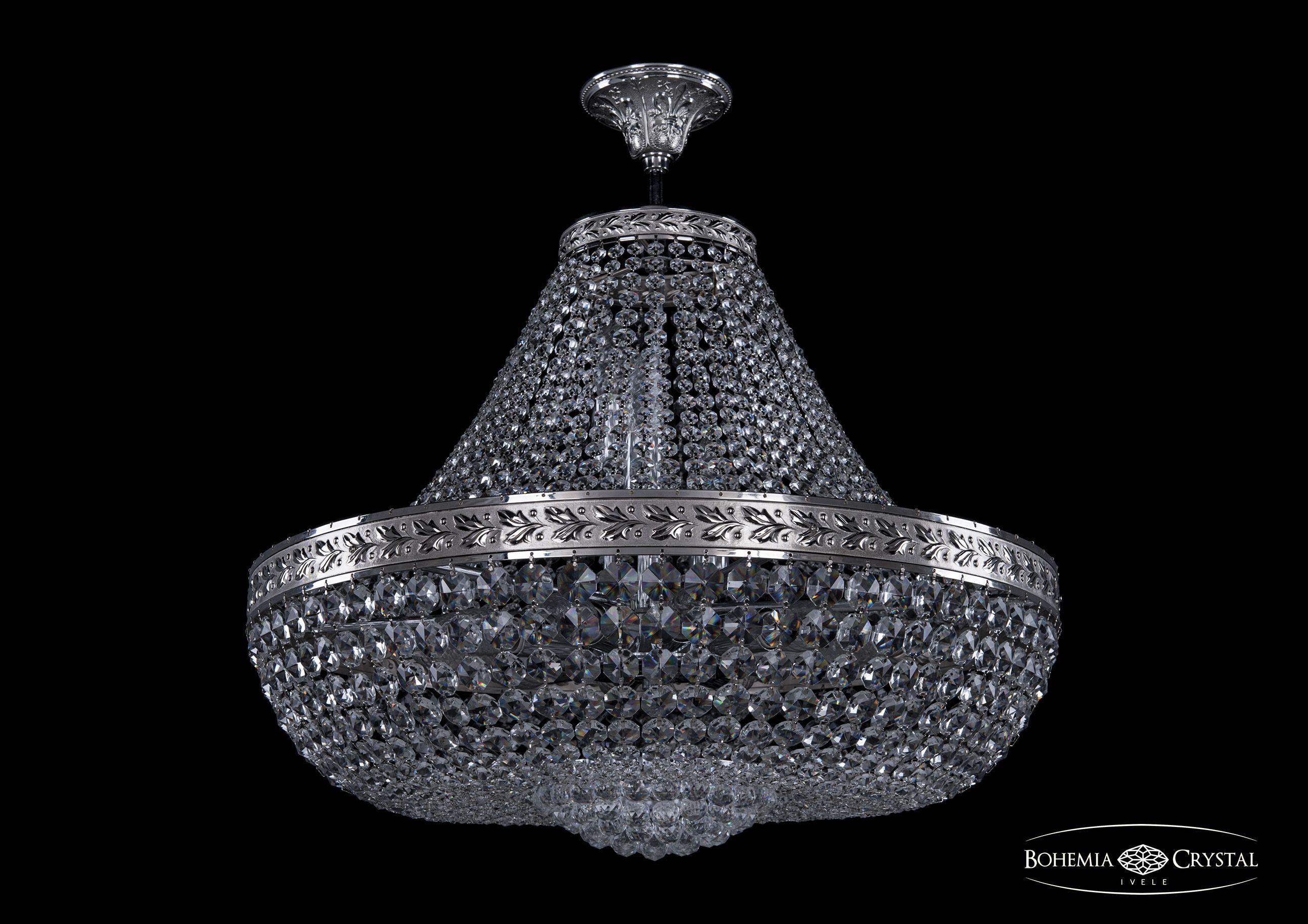 

Люстра на штанге Bohemia Ivele Crystal 19281/H1/60IV Ni