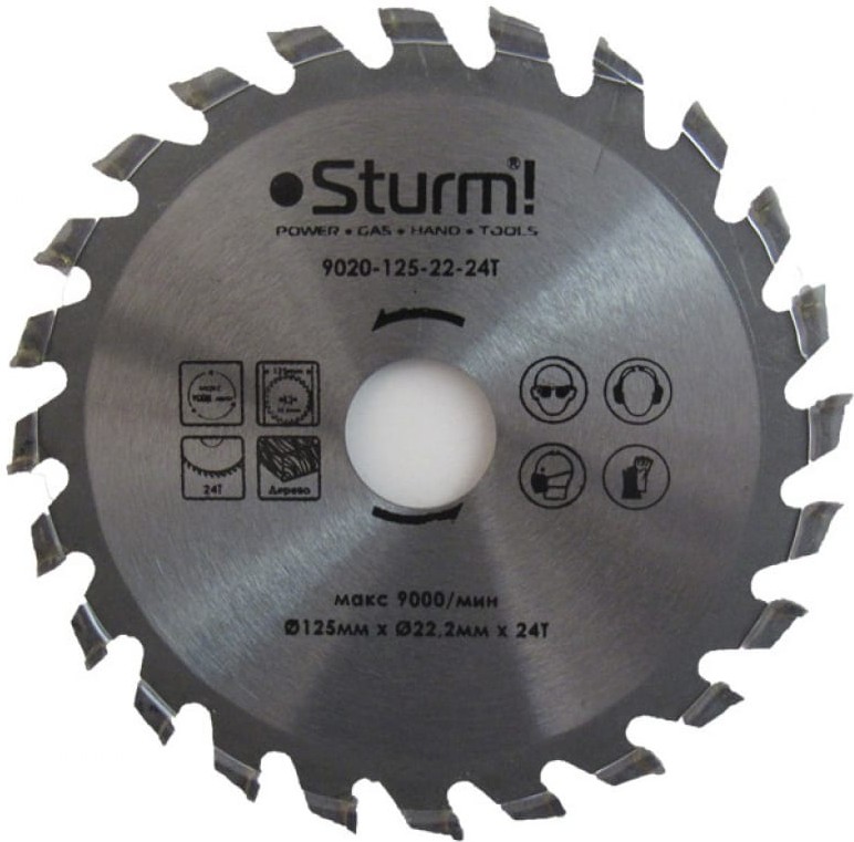 

Диск пильный Sturm 9020-125-22-24T