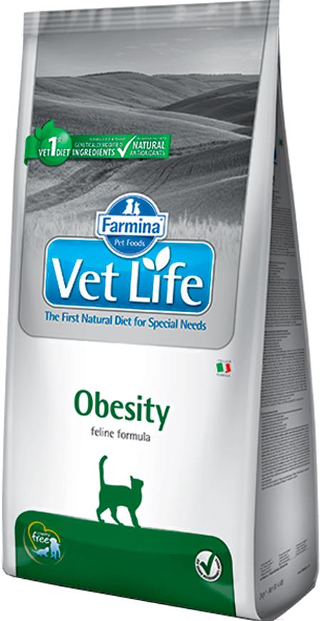 

Корм для кошек Farmina Vet Life Obesity 10кг, Vet Life Obesity 10кг