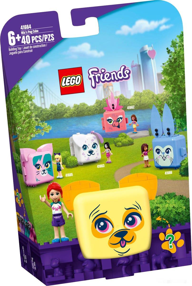 

Конструктор LEGO Friends Кьюб Мии с мопсом [41664], Friends Кьюб Мии с мопсом