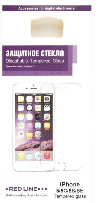 

Защитное стекло RedLine для Apple iPhone 5/5s/5c/SE 1 шт [УТ000004780], для Apple iPhone 5/5s/5c/SE 1 шт