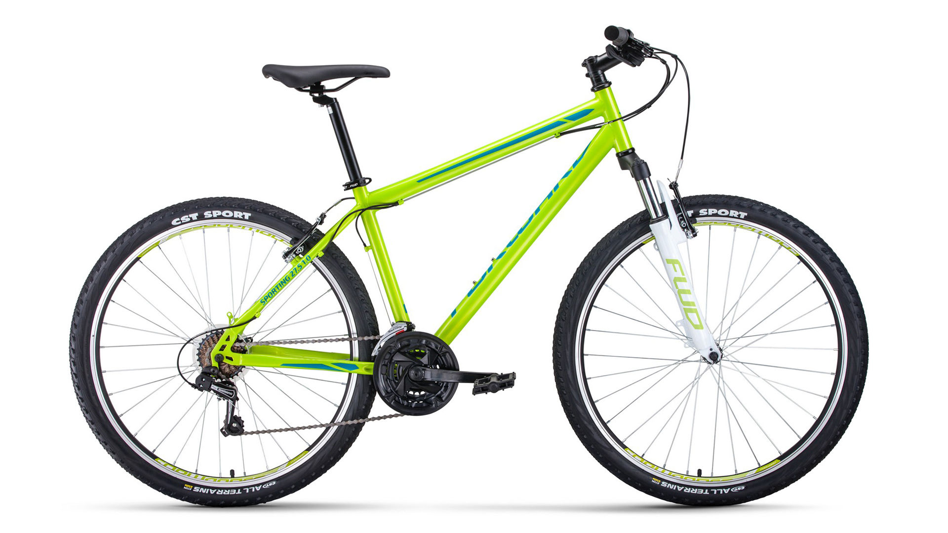 

Велосипед Forward Sporting 27.5'' 1.0 рама 15 дюймов 2020 зеленый/бирюзовый [RBKW0MN7Q012], Sporting 27.5 1.0 2020 15 дюймов