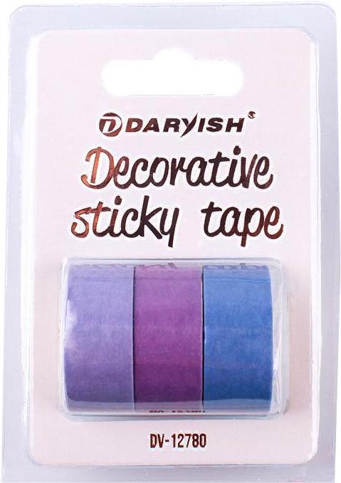 

Клейкая лента Darvish 3шт/уп 15мм*3м матовая [DV-12780], 3шт/уп 15мм*3м матовая