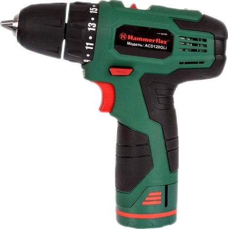 

Дрель-шуруповерт Hammer ACD120GLi, ACD120GLi
