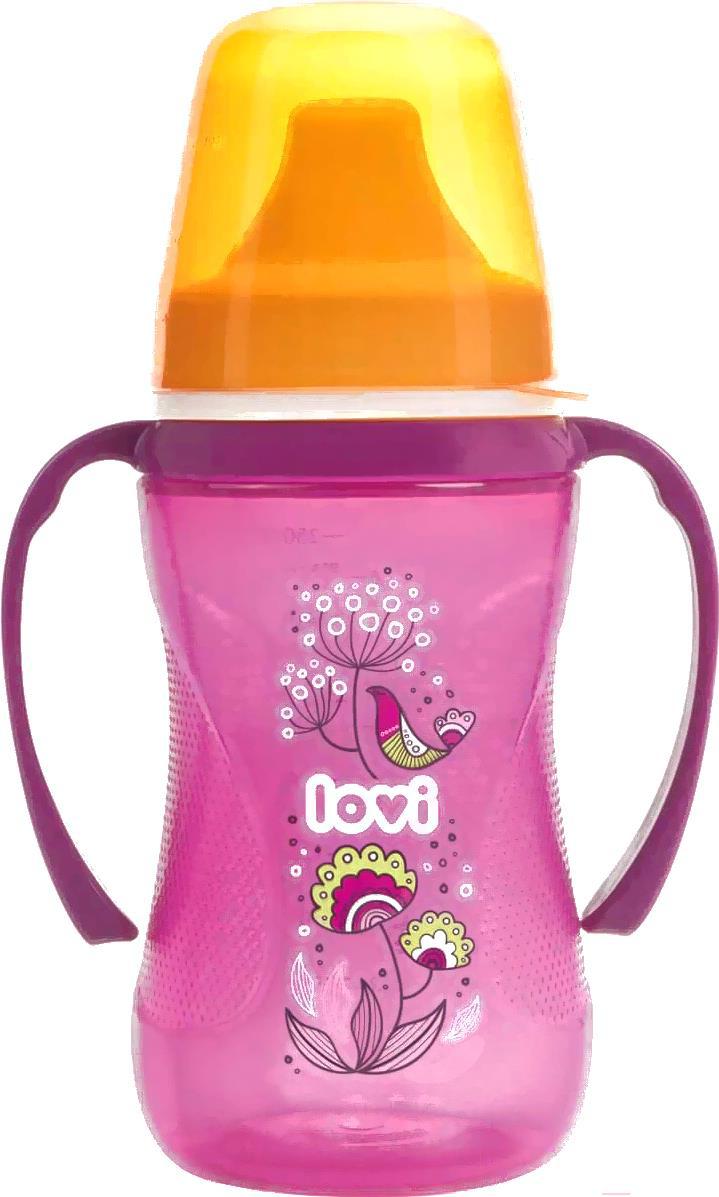 

Поильник Lovi Folky / 35/330 250мл розовый, Folky / 35/330 250мл