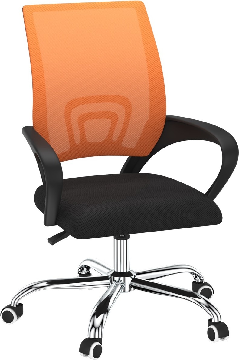

Офисное кресло Loftyhome Staff Orange (VC6001-O), Кресло LoftyHome Staff (черный/оранжевый)