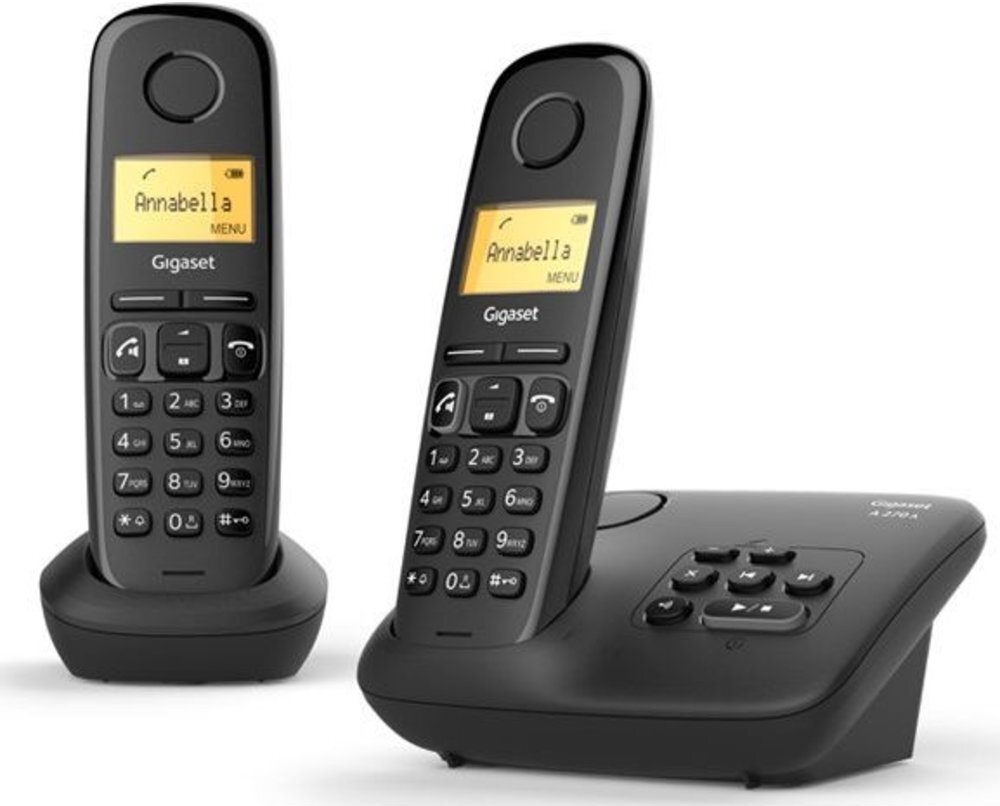 

Радиотелефон Dect Gigaset A270 Duo Rus черный (L36852-H2812-S301)