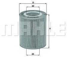 

Фильтр масляной Knecht/Mahle OX776D, OX776D