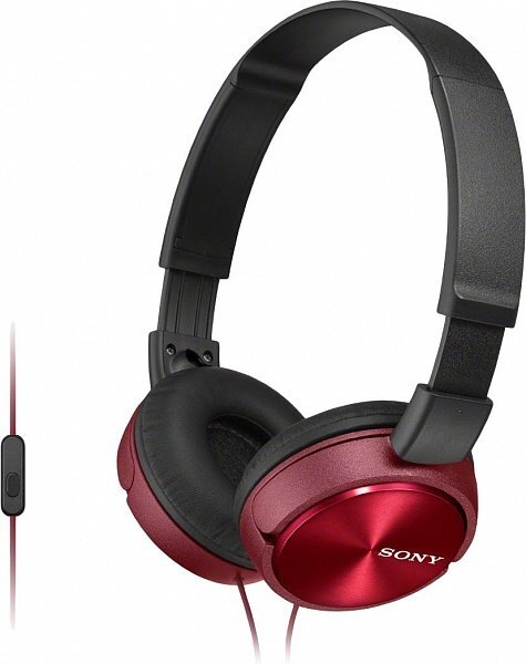 

Наушники с микрофоном Sony MDR-ZX310AP (красный), Наушники Sony MDR-ZX310AP MDRZX310APR.CE7 красный