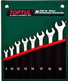 

Набор ключей Toptul GRAW0801 8 предметов, 8-22 мм 15° Pro-Line 8 шт