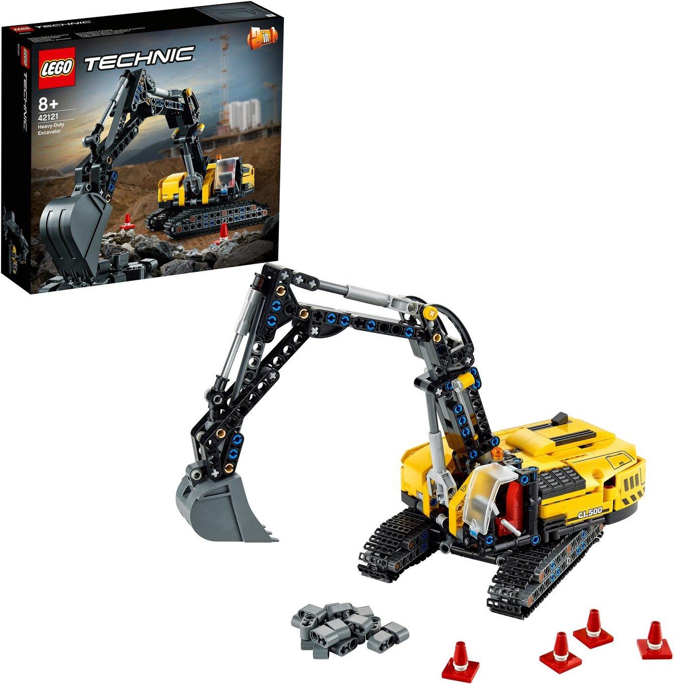 

Конструктор LEGO TECHNIC Тяжелый экскаватор [42121], TECHNIC Тяжелый экскаватор