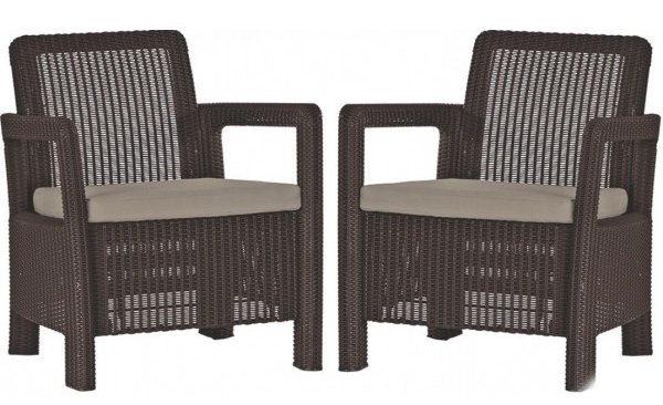 

Комплект садовой мебели Keter Tarifa 2 chairs [233193], Tarifa 2 chairs