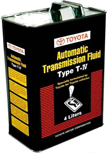 

Трансмиссионное масло Toyota ATF Type T4 4л [0888681015], Трансмиссионное масло Toyota ATF Type T4 4л 0888681015