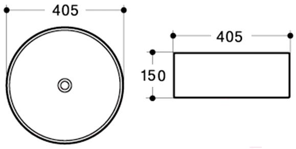 

Умывальник CeramaLux N9011, N9011