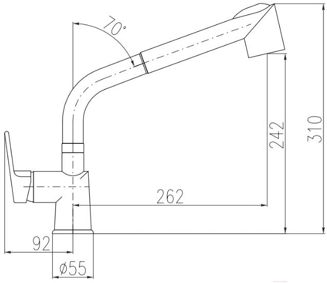 

Смеситель Slezak RAV CO111.5CMAT, CO111.5CMAT