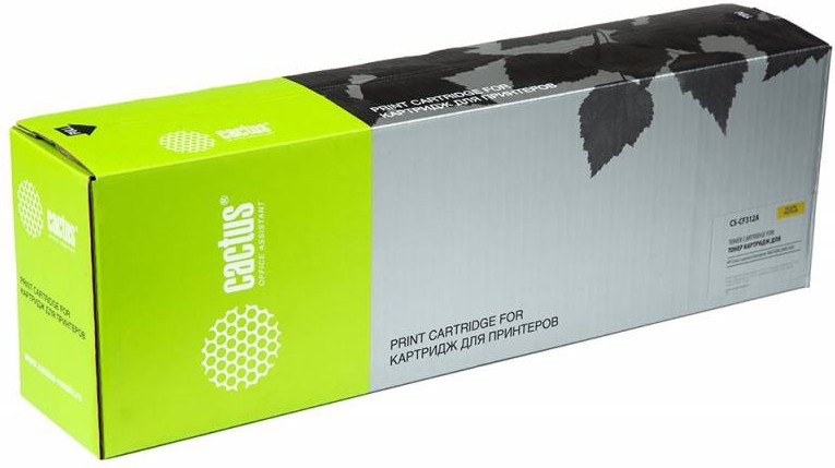 

Картридж лазерный Cactus CS-CF312A желтый