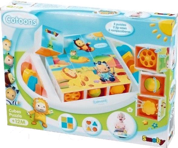 

Развивающие кубики-пазлы Smoby 211385, Кубики развивающие