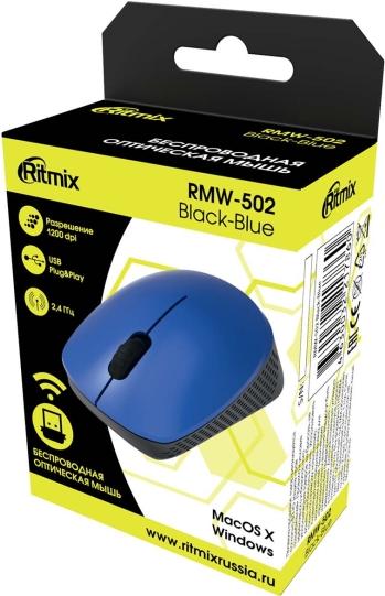 

Мышь Ritmix RMW-502 Blue, RMW-502