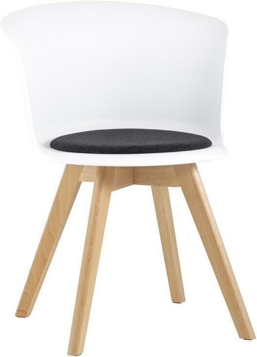 

Стул Stool Group Moon с подушкой белый [8322 white], Стул Stool Group Moon с подушкой 8322 white белый