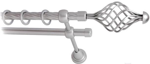 

Карниз Lm Decor Вираж 098 2р витой 2м сатин, Вираж 098 2р витой 16мм 2.0м