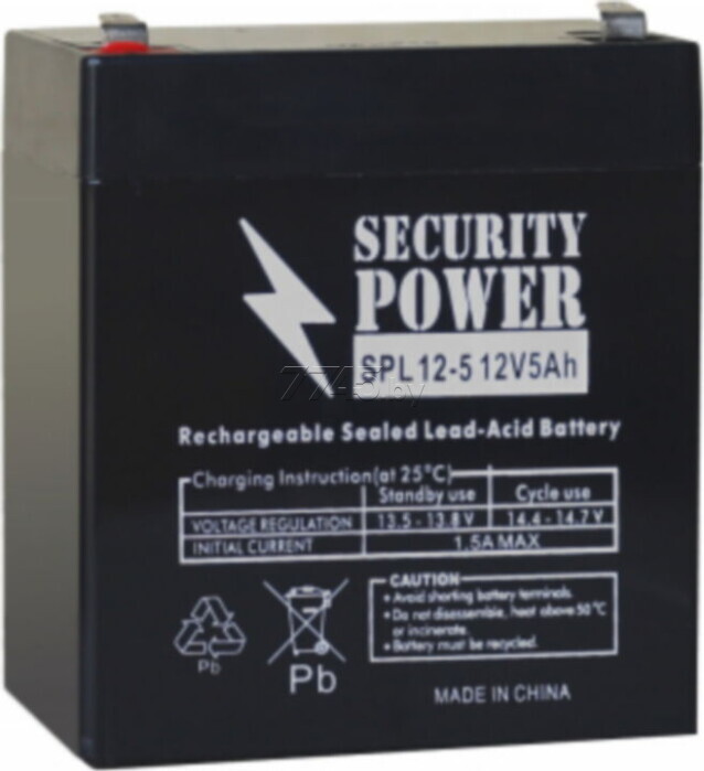 

Аккумулятор для ИБП Security Power SPL 12-5 F2
