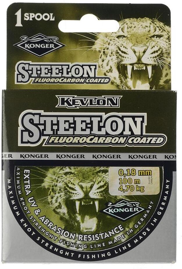 

Леска флюорокарбоновая KONGER STEELON FLUOROCARBON 100 м 0,50 мм [220100050], Леска флюорокарбоновая KONGER STEELON FLUOROCARBON 100 м 0,50 мм 220100050