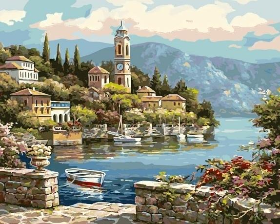 

Набор для творчества Picasso Картина по номерам Тихая бухта [PC4050080], Картина по номерам Тихая бухта
