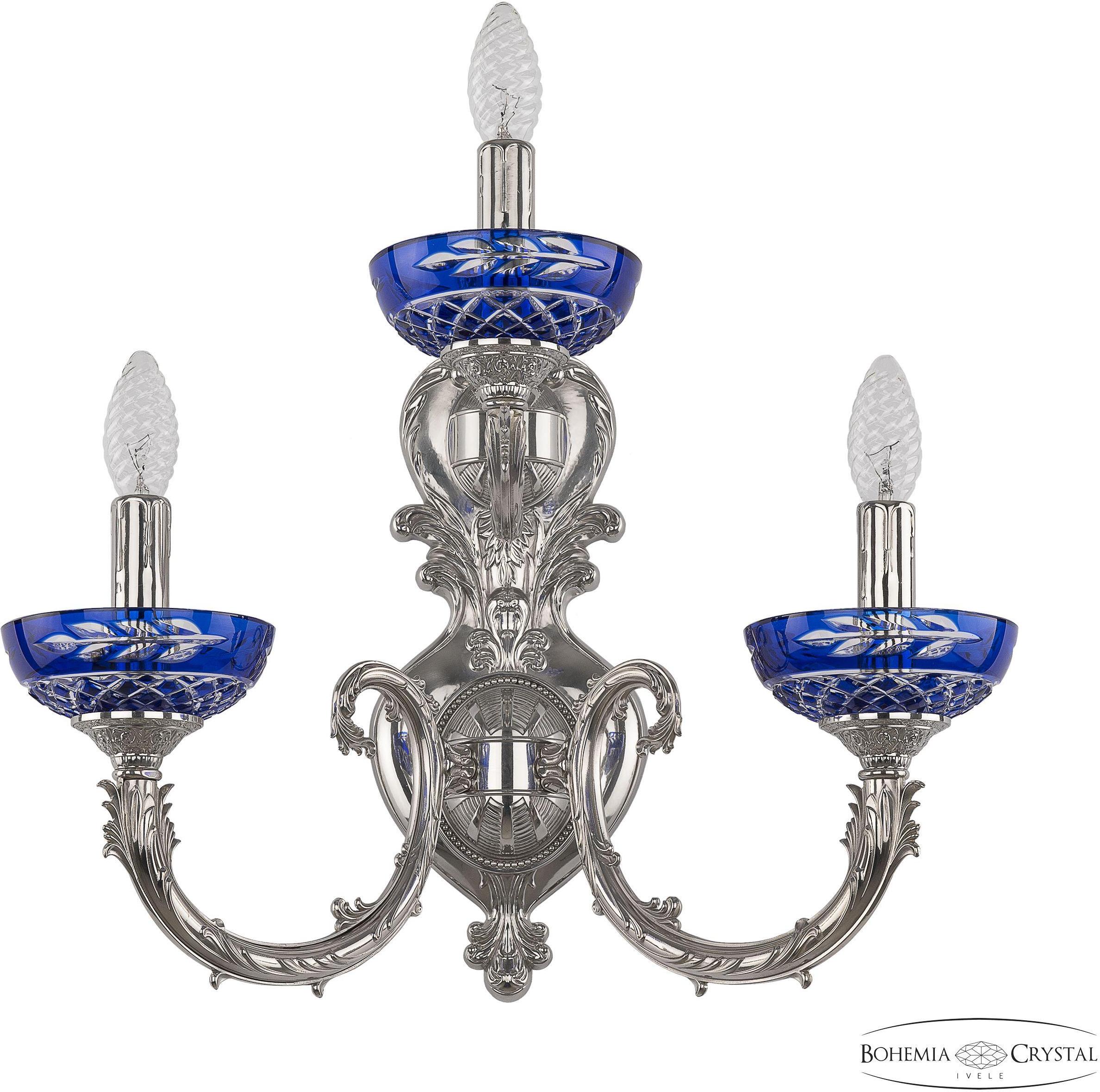 

Подвесная люстра Bohemia Ivele Crystal 7109B16/2+1/210 Ni P Clear-Blue/H-1J