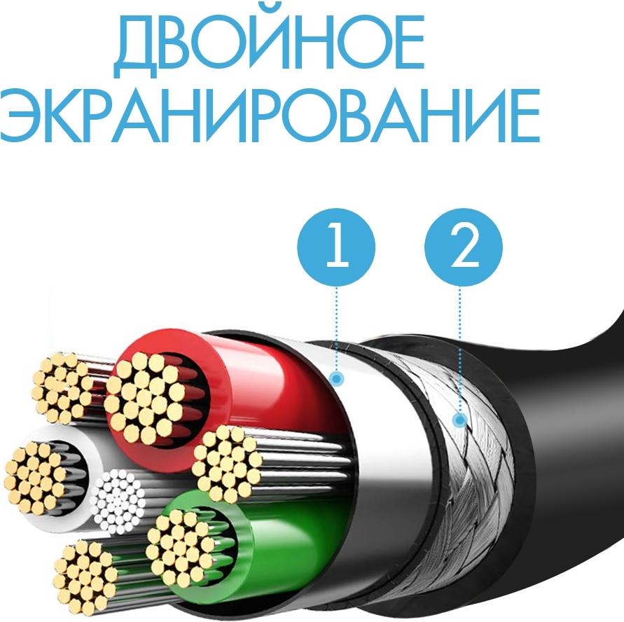 

Кабель для компьютера Ginzzu GC-843HSG, GC-843HSG