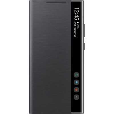 

Чехол для телефона Samsung Smart Clear View Cover для Note20 Ultra Black [EF-ZN985CBEGRU], Smart Clear View Cover для Note20 Ultra