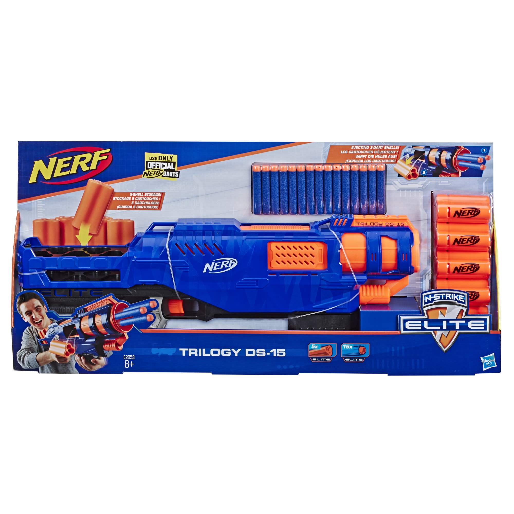 

Игровой набор Nerf бластер Элит Трилоджи ДС-15 [E2853EU4], бластер Элит Трилоджи ДС-15