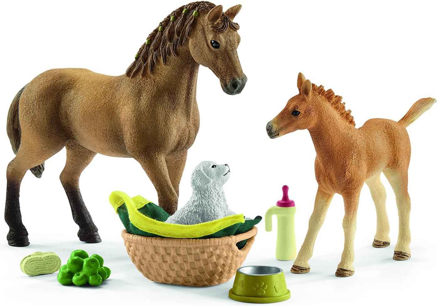 

Игрушка Schleich Сара ухаживает за детенышами [42432], Сара ухаживает за детенышами