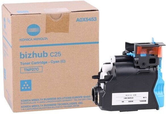 

Тонер Konica Minolta bizhub C25 TNP-27C синий [A0X5453], Тонер Konica Minolta bizhub C25 TNP-27C A0X5453 синий
