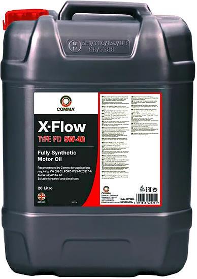 

Моторное масло Comma X-FLOW TYPE PD 5W40 20л (XFPD20L)