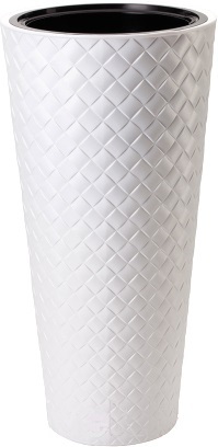 

Кашпо Formplastic Makata Slim 2850-011 белый