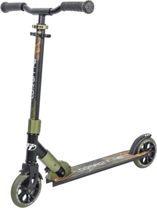 

Самокат Tech Team Comfort 145R 2021 Black/Green, Comfort 145R 2021