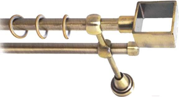 

Карниз Lm Decor Куб 177 2р гладкий 1.6м антик, Куб 177 2р гладкий 16мм 1.6м