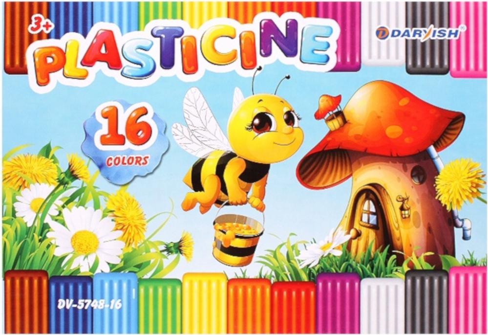 

Пластилин Darvish 16цв 320г со стеком [DV-5748-16], 16цв 320г со стеком