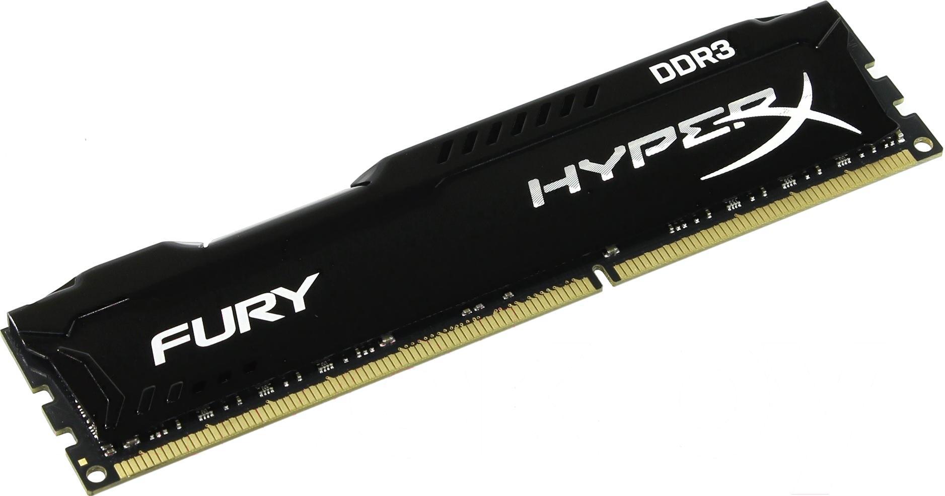 

Оперативная память Kingston HyperX FURY 8GB DDR3 PC3-12800 (HX316LC10FB/8), HyperX FURY 8GB DDR3 PC3-12800