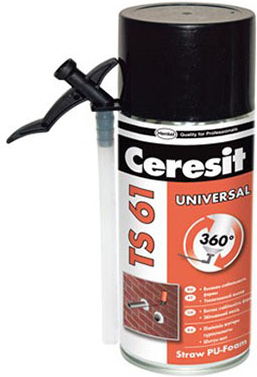 

Пена монтажная Ceresit TS 61 (300мл), Пена монтажная Ceresit TS 61 300мл