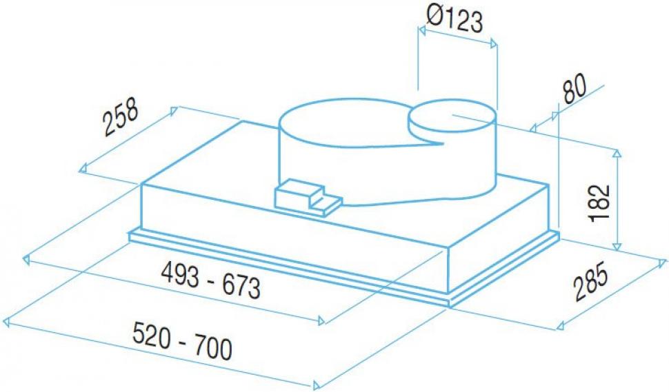 

Вытяжка Best Cernobbio MET 70/P720 [BHG71220GA], Cernobbio MET 70/P720